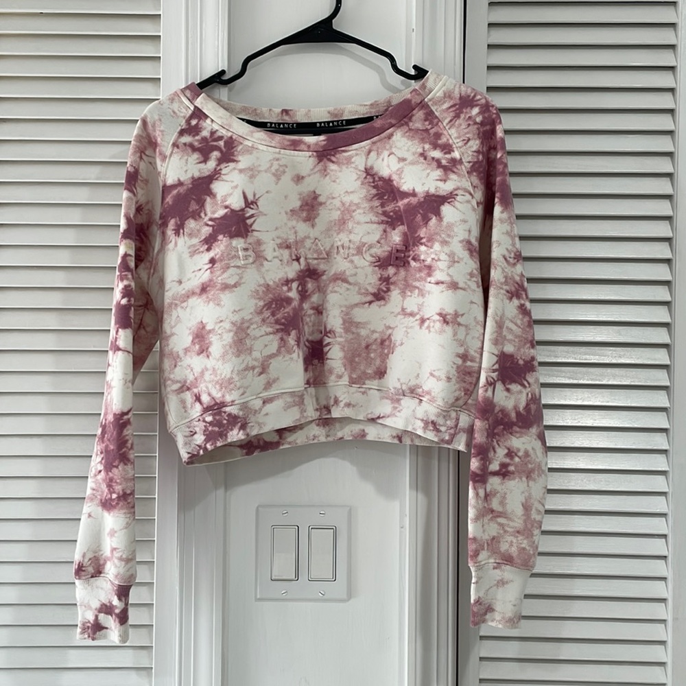 Balance Tie Dye Cropped Sweater